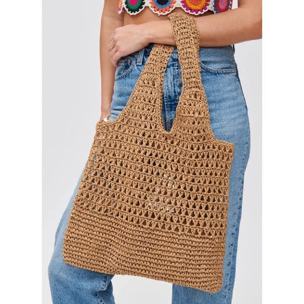 Boho Beach Woven Tote