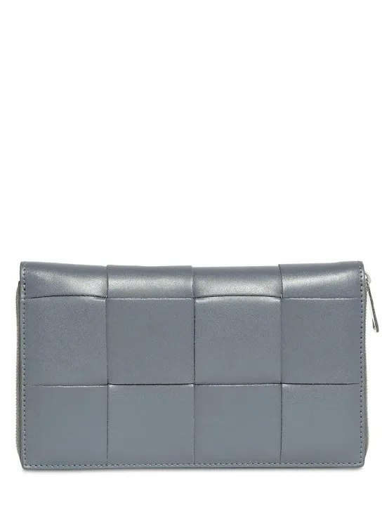 Bottega Veneta   Cassette leather zip around wallet 