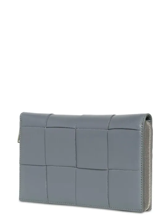 Bottega Veneta   Cassette leather zip around wallet 