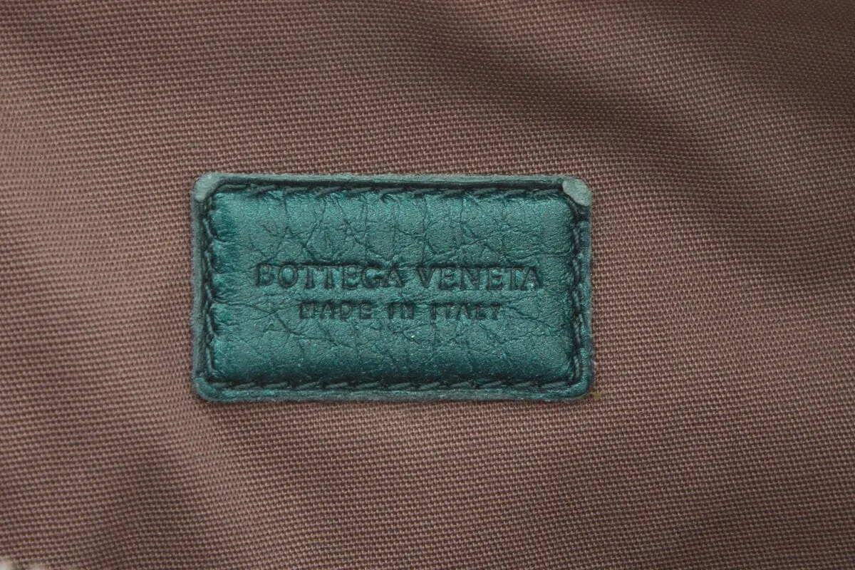 Bottega Veneta Turquoise Intrecciato Clutch