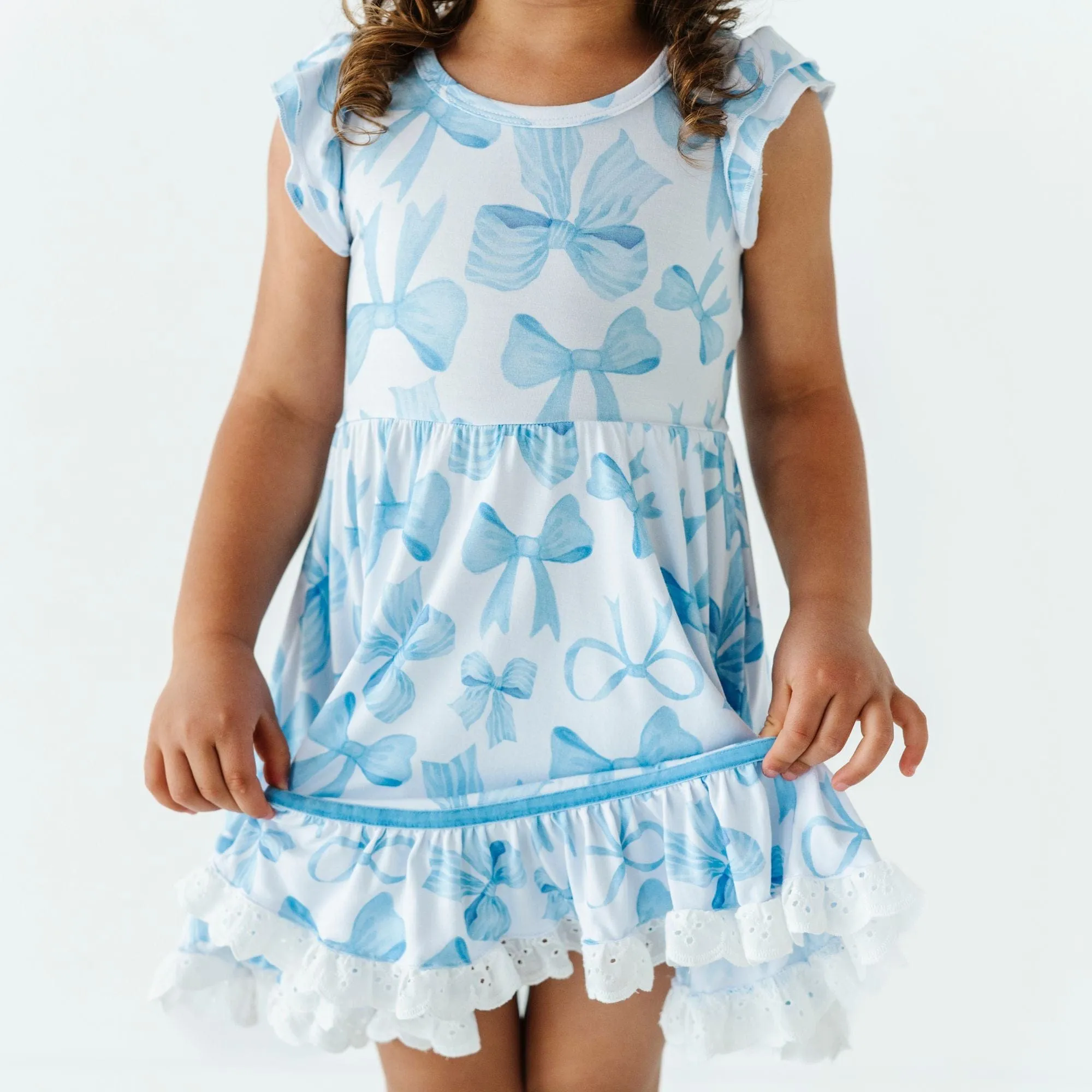 Bow Sweet Bow Girls Party Dress