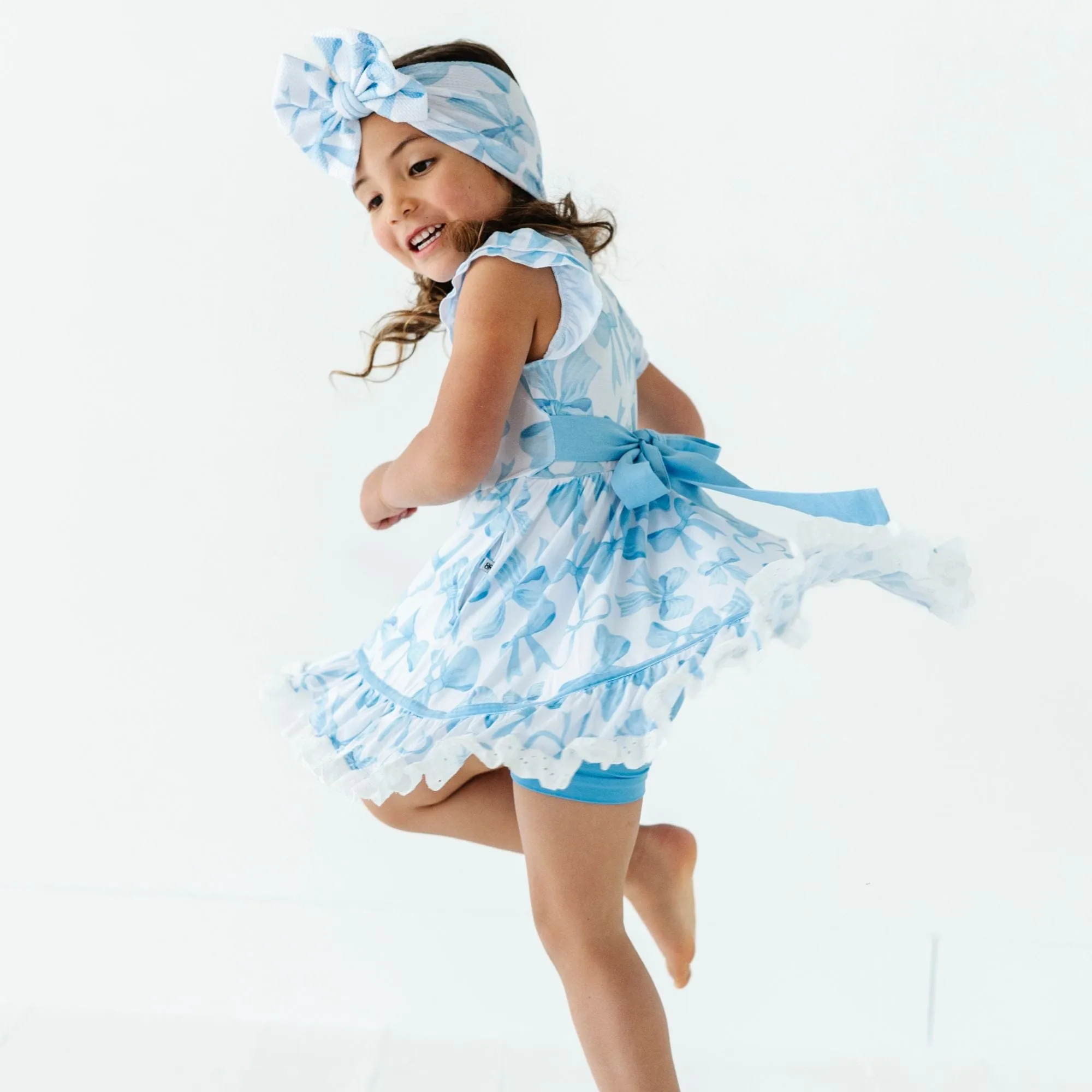 Bow Sweet Bow Girls Party Dress