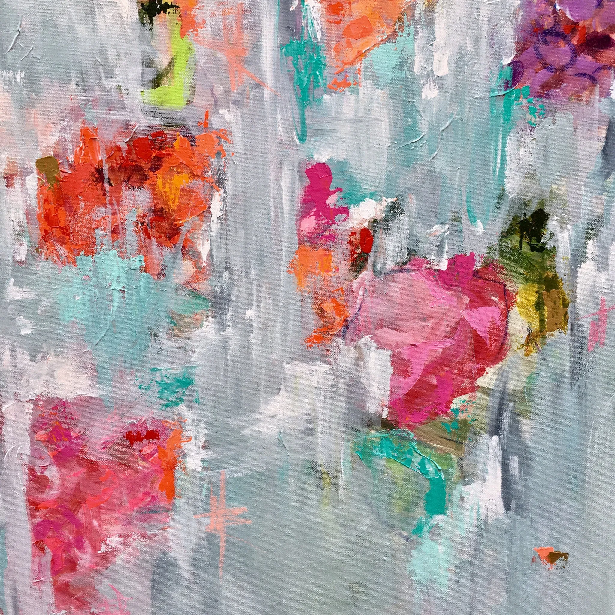 Bright Floral Abstract