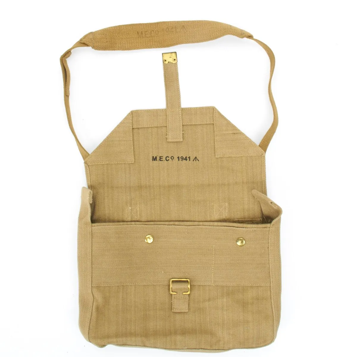 British WWII P-37 Officer Valise Bag with Carry Strap