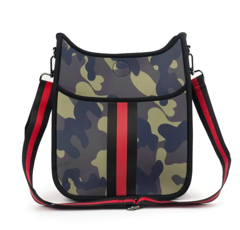 Camo Red Neoprene