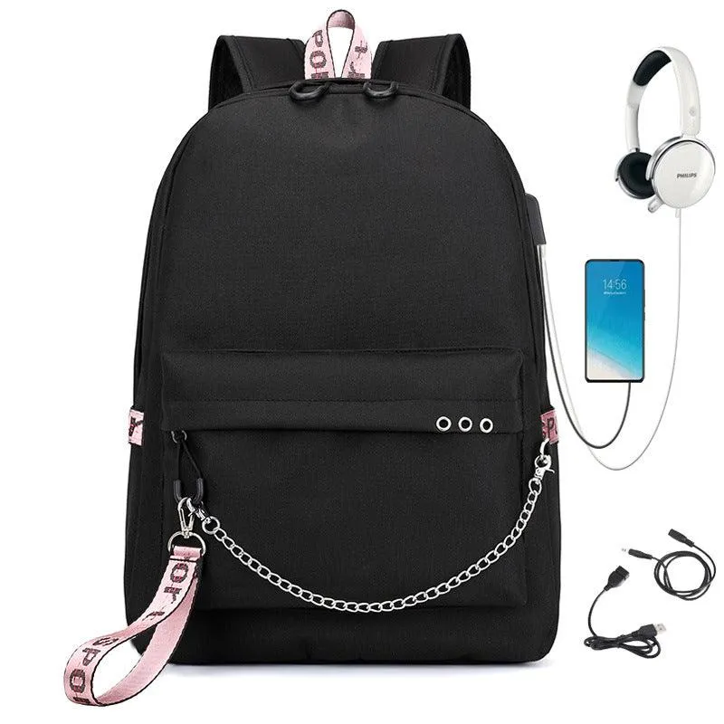 Canvas Backpack - Black