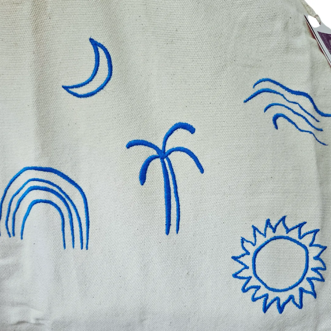 Canvas Beach Tote Bag