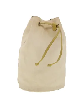 Canvas Beige Pouch by Salvatore Ferragamo