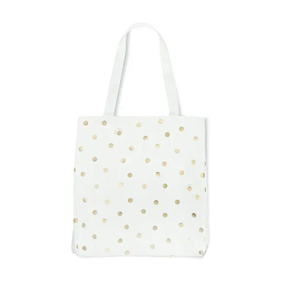 Canvas Gold Foil Dot Kate Spade Tote