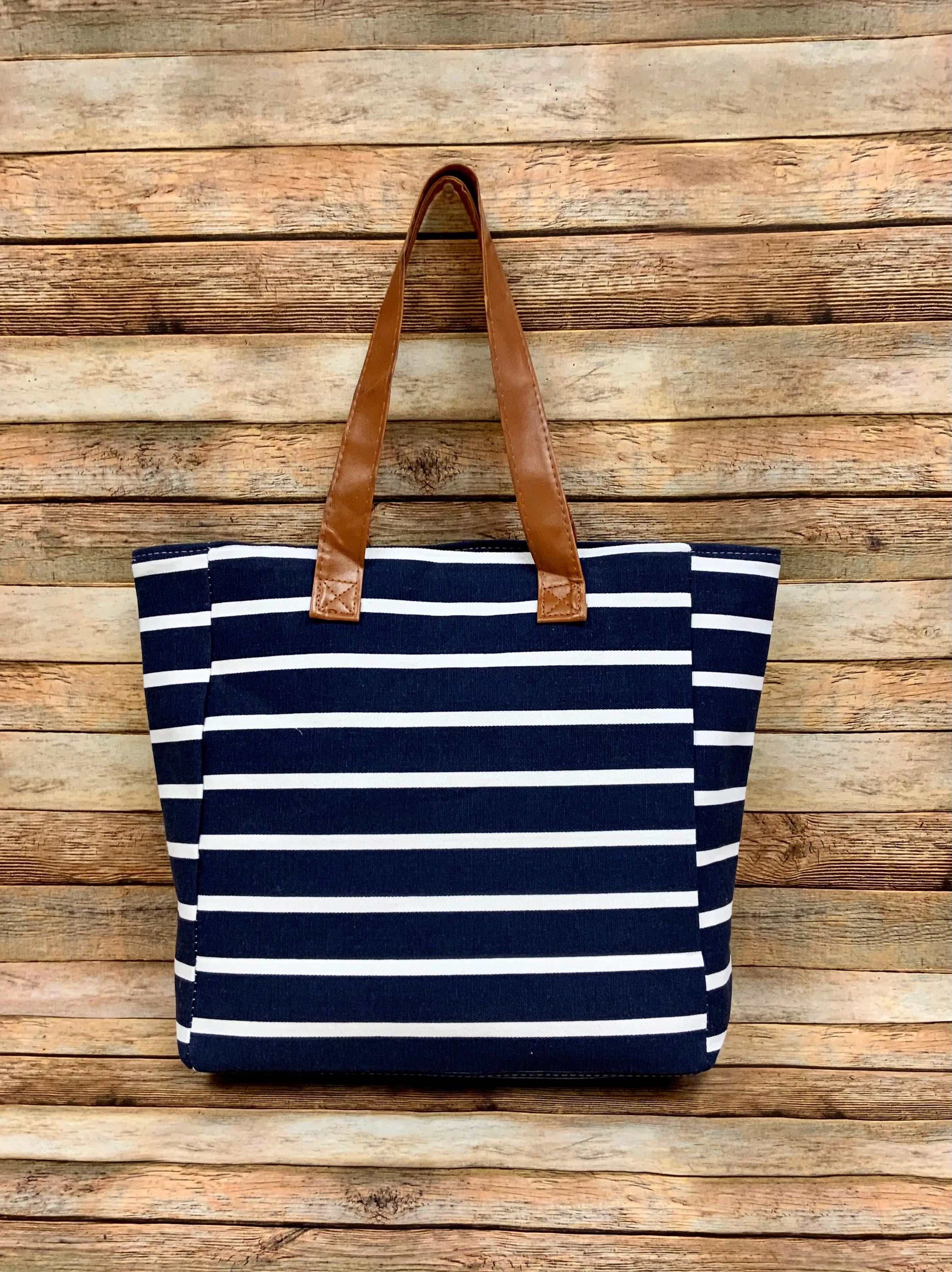 Canvas Stripe Tote