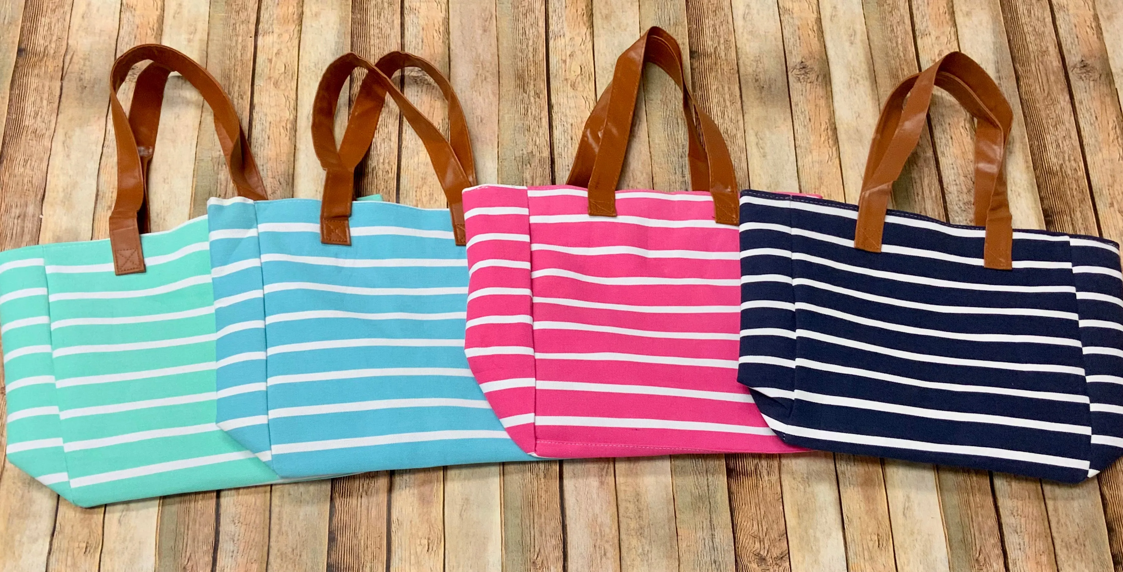 Canvas Stripe Tote