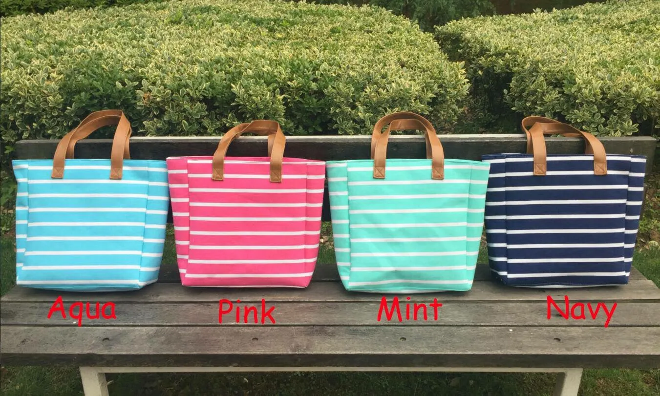 Canvas Stripe Tote