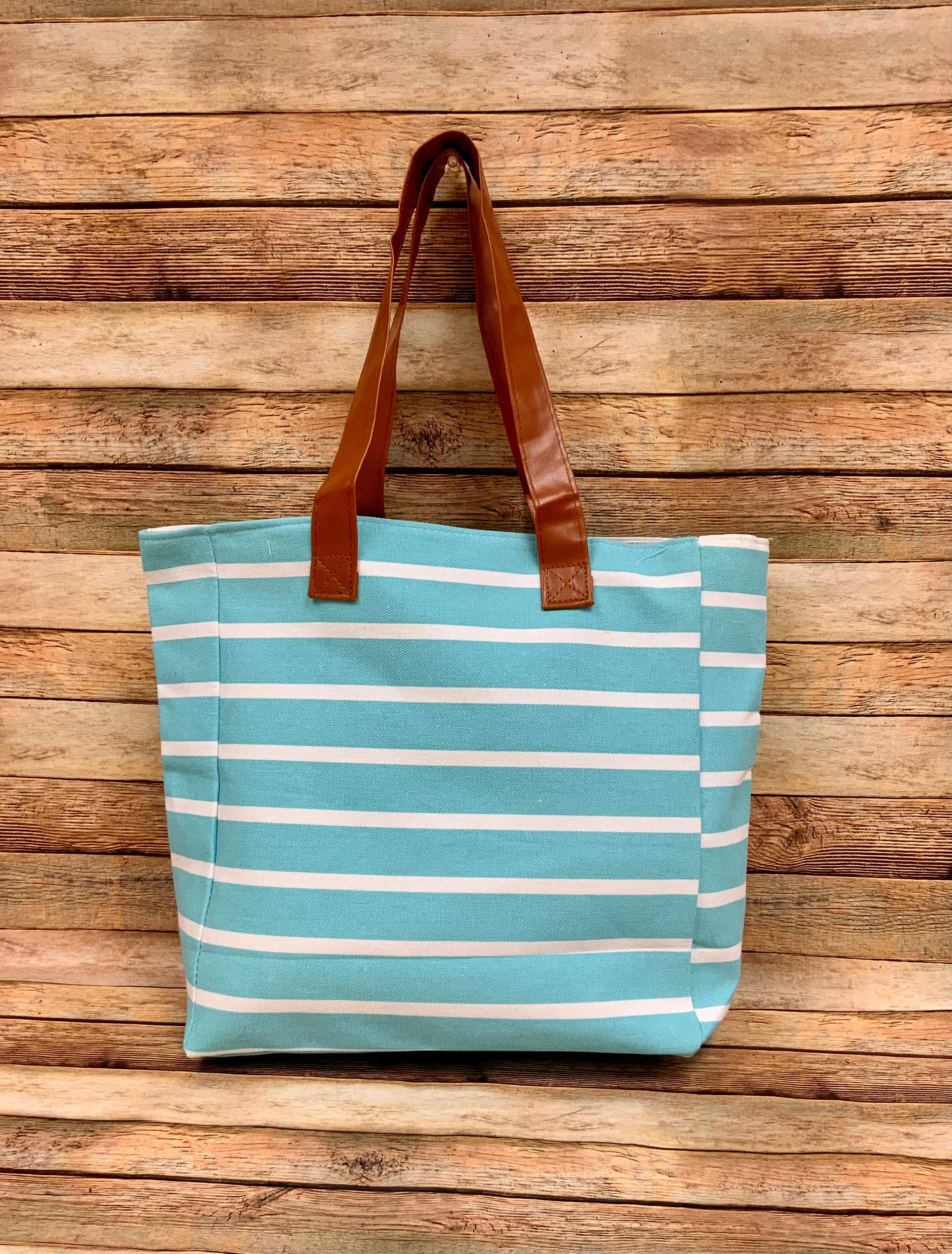 Canvas Stripe Tote