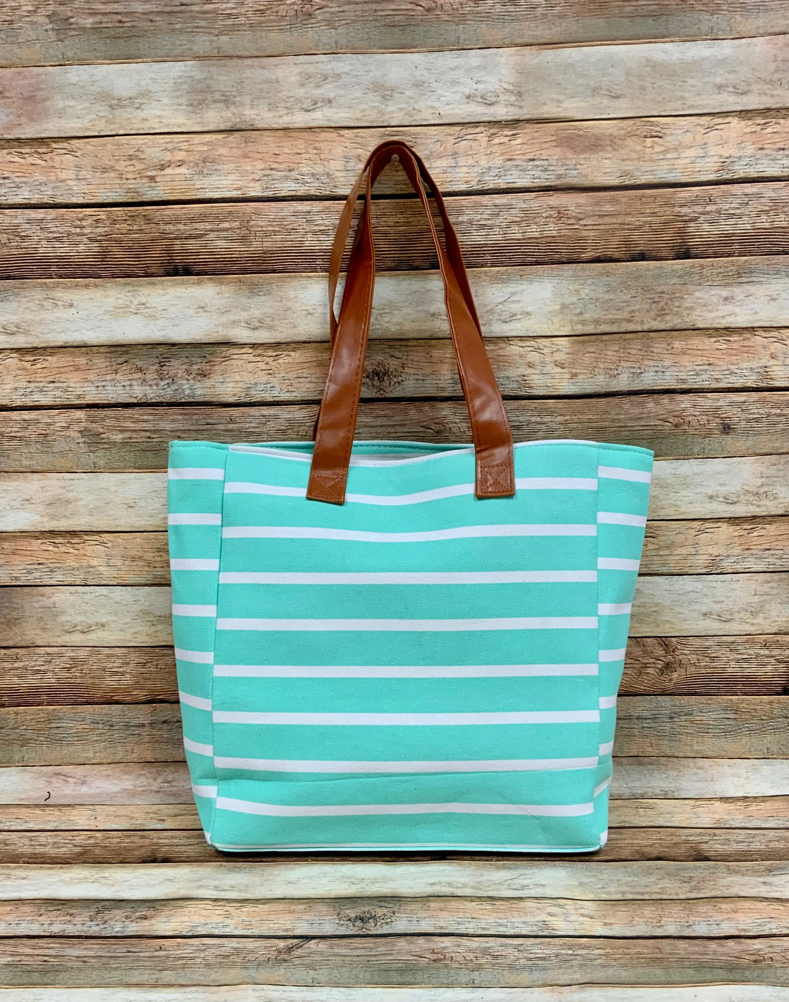 Canvas Stripe Tote