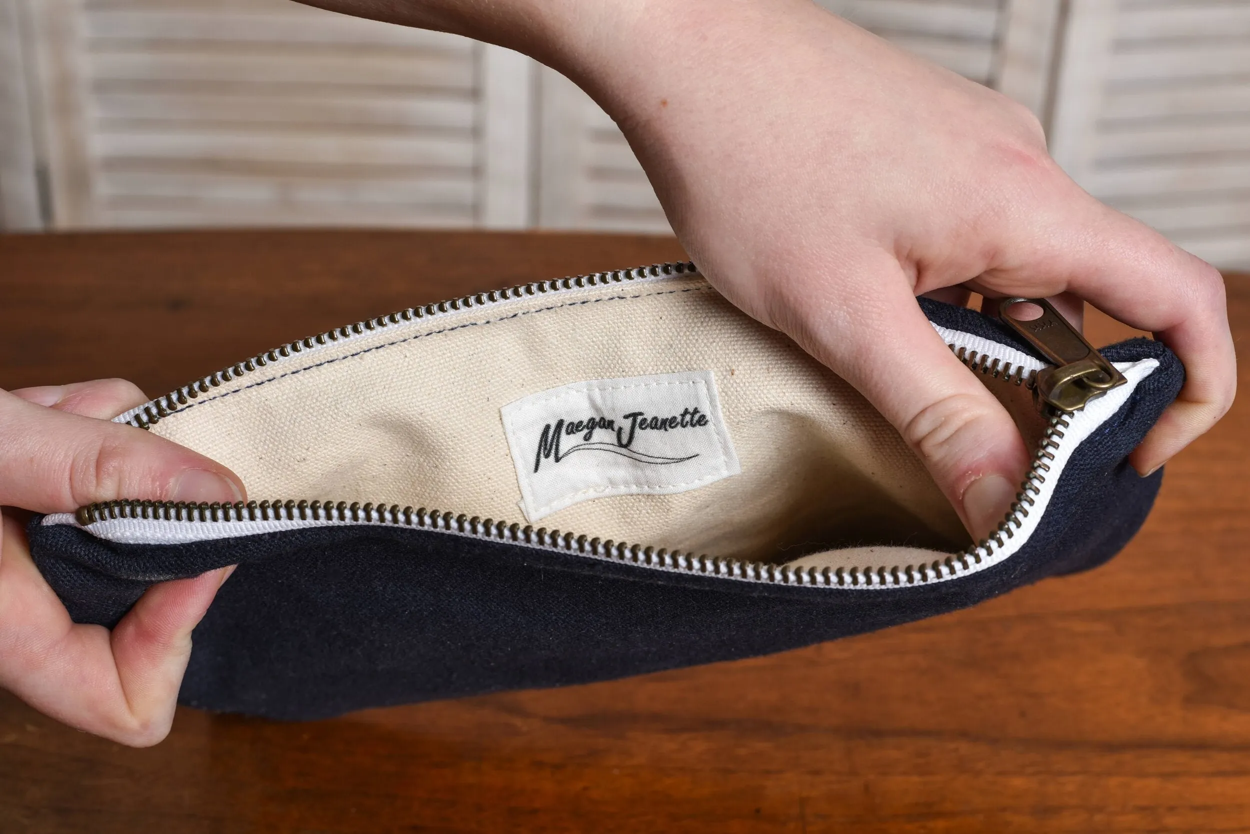 Canvas Zipper Pouch