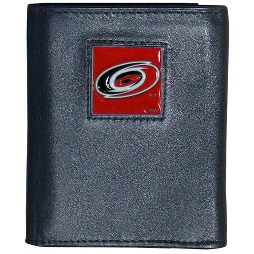 Carolina Hurricanes® Deluxe Leather Tri-fold Wallet