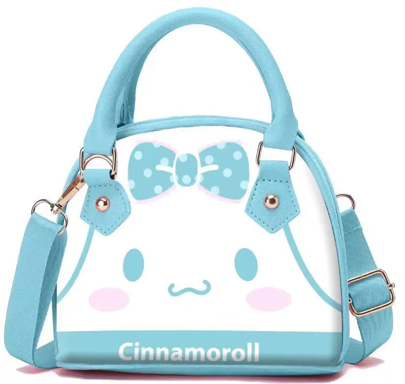 Cartoon Figure with Bow Crossbody Bag