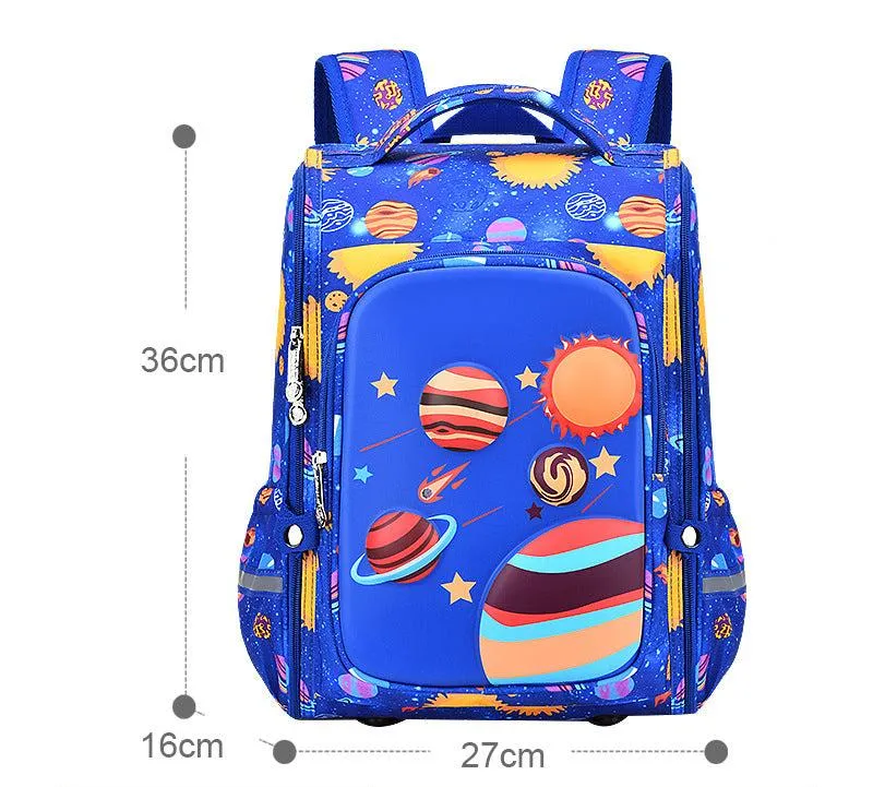 Cartoon Schoolbag for Primary School Students - All-in-One Large Capacity Backpack