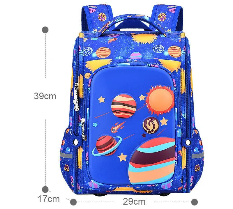 Cartoon Schoolbag for Primary School Students - All-in-One Large Capacity Backpack