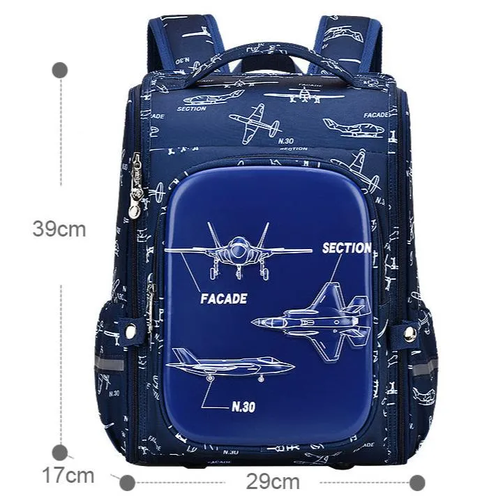 Cartoon Schoolbag for Primary School Students - All-in-One Large Capacity Backpack