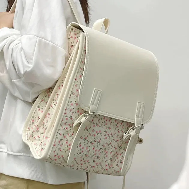 Charming Tulip Backpack - Stylish School Bag for Girls