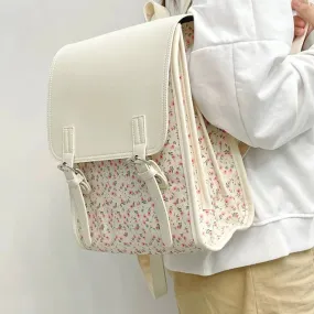 Charming Tulip Backpack - Stylish School Bag for Girls