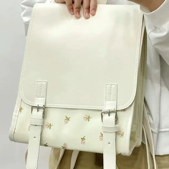 Charming Tulip Backpack - Stylish School Bag for Girls