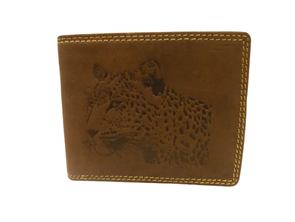 Cheetah Head Wallet