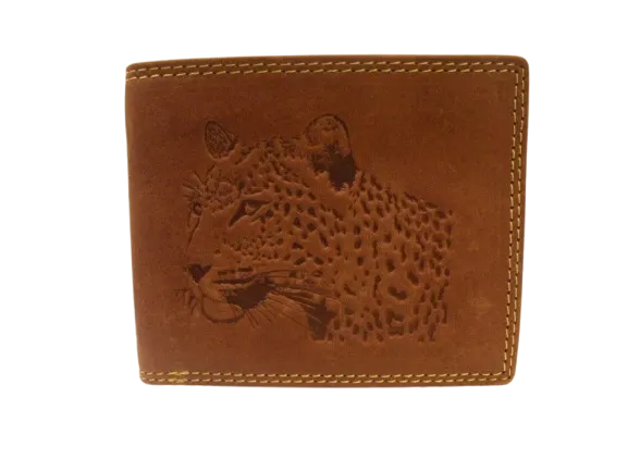 Cheetah Head Wallet