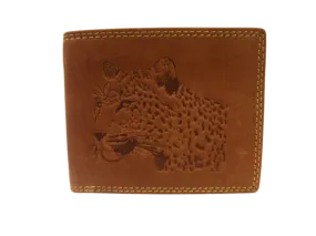 Cheetah Head Wallet