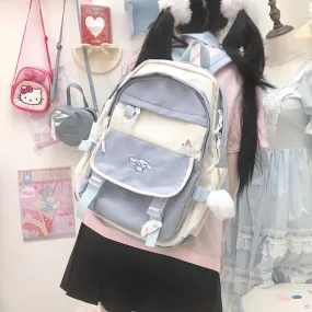 Cinnamoroll blue backpack