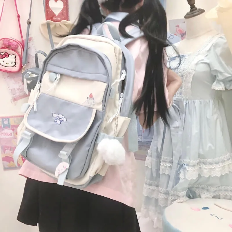 Cinnamoroll blue backpack