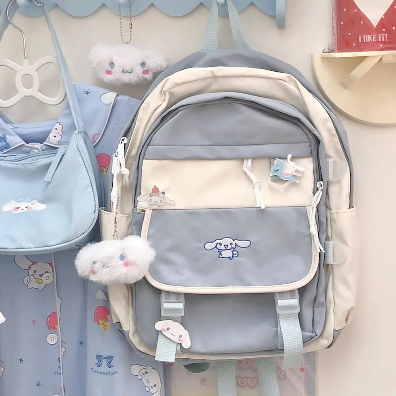 Cinnamoroll blue backpack