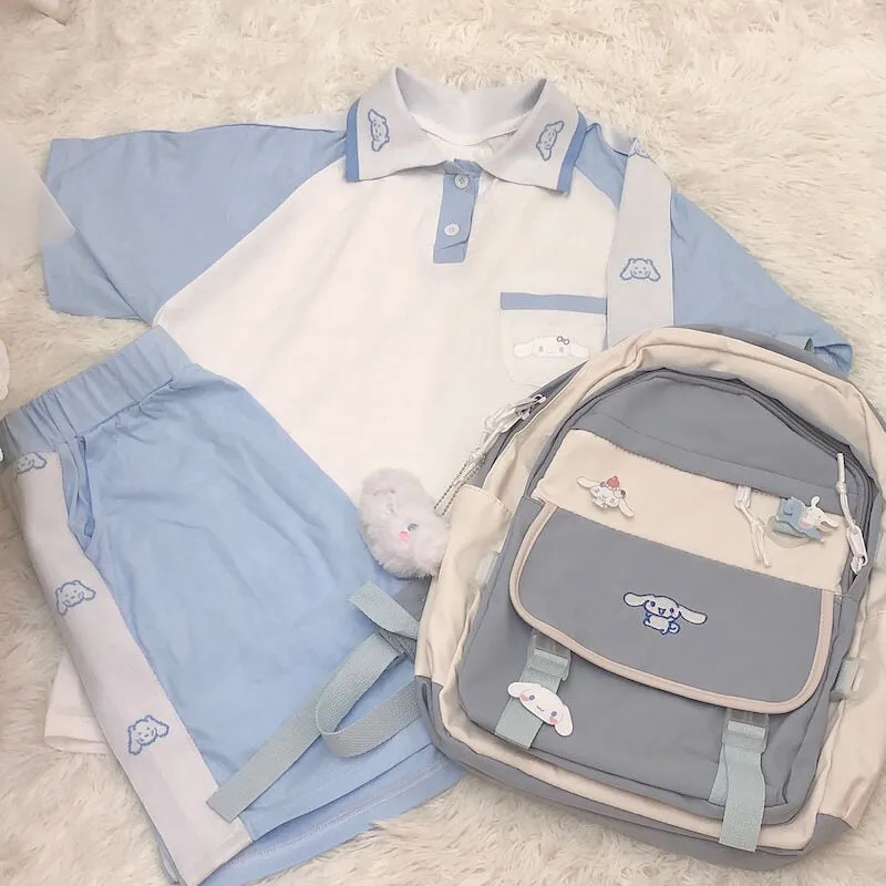 Cinnamoroll blue backpack