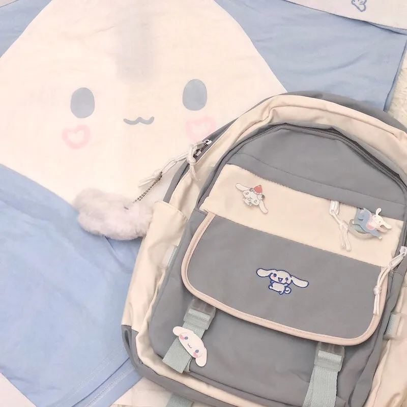 Cinnamoroll blue backpack