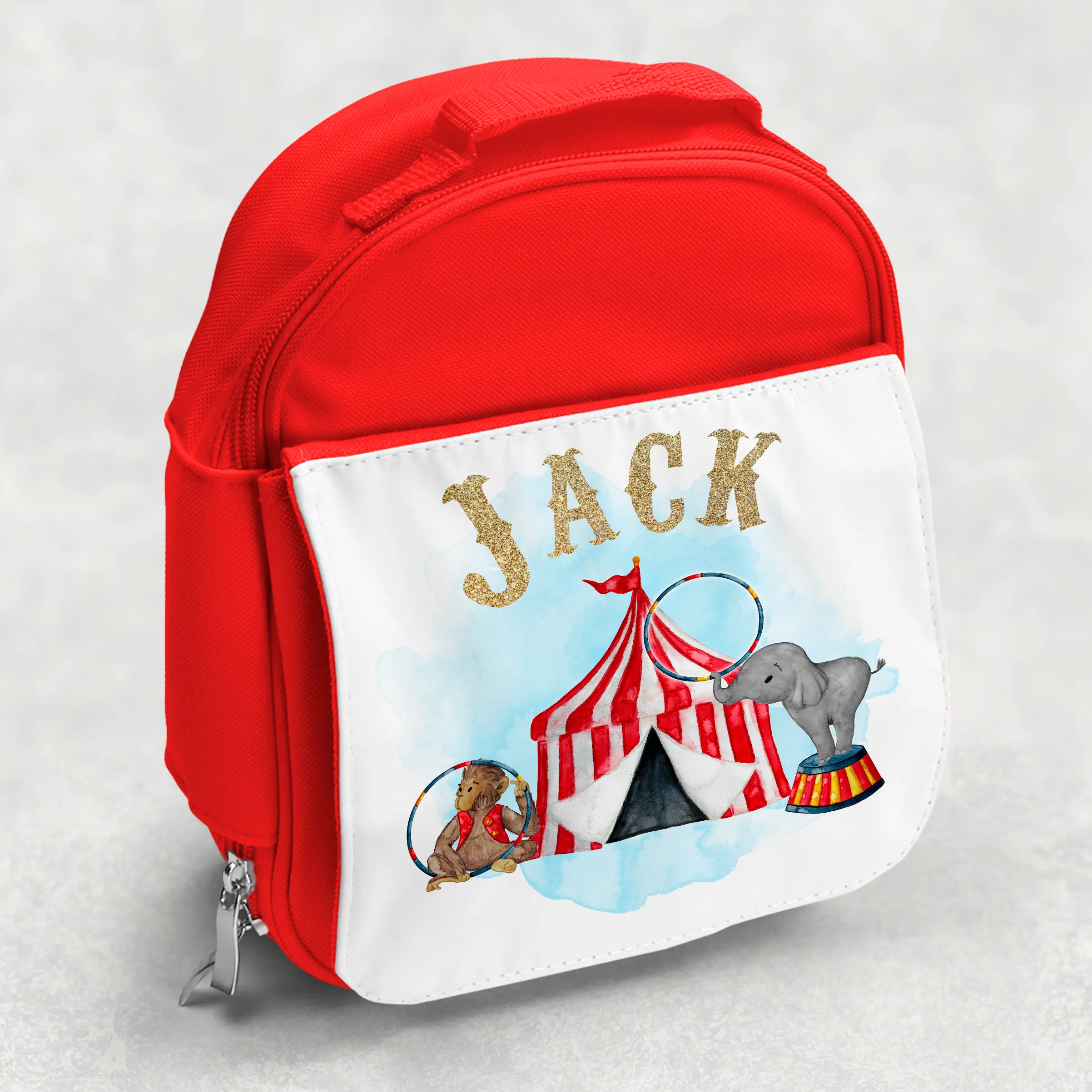 Circus Personalised Kids Insulated Lunch Bag