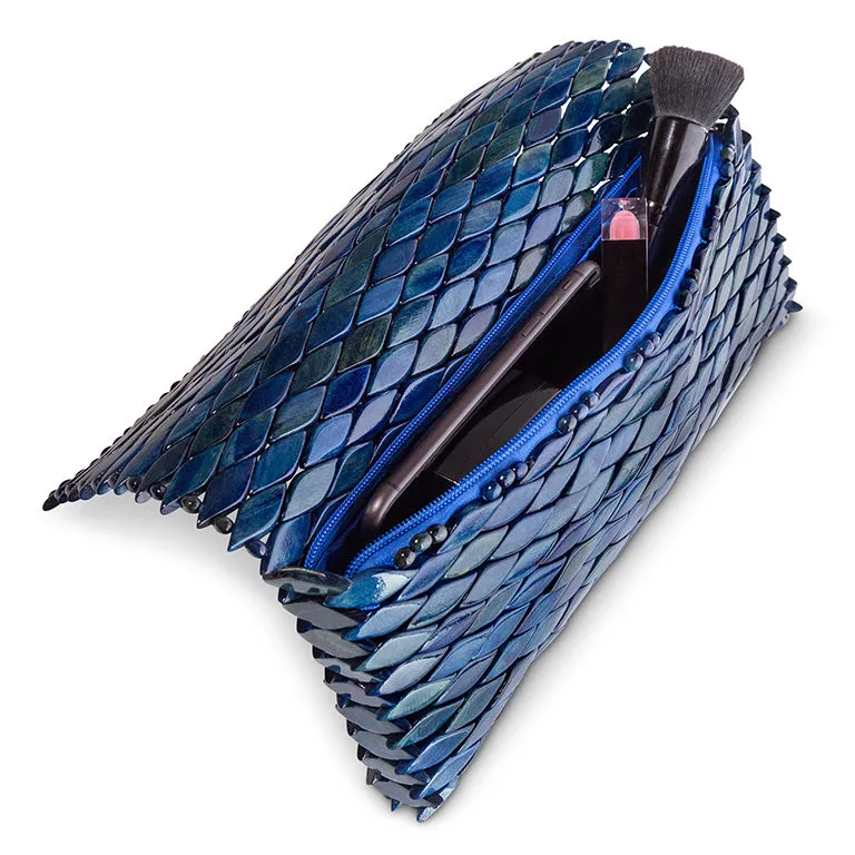 Clutch Purse, Copacabana - Blue