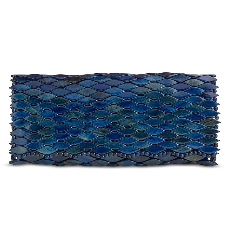 Clutch Purse, Copacabana - Blue