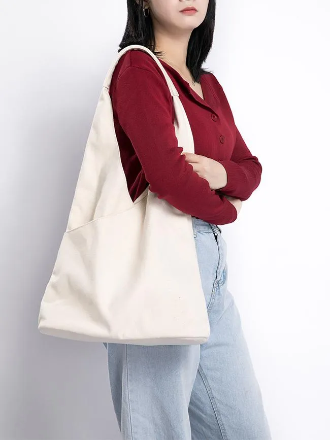 Cotton Canvas Hobo Bag Canvas Hobo Bags Thick Canvas Bag Womens