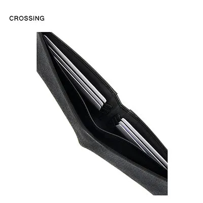 Crossing Elite Bi-fold Leather Wallet [16 Card Slots] RFID