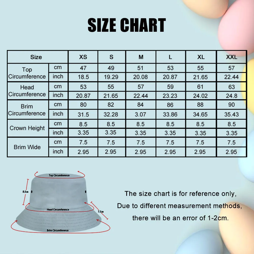 Custom Bucket Hat Unisex Face Bucket Hat Personalised Wide Brim Outdoor Summer Cap Hiking Beach Sports Hats I Love Dad