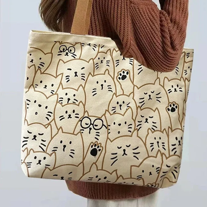 Cute Canvas Bag for College Students