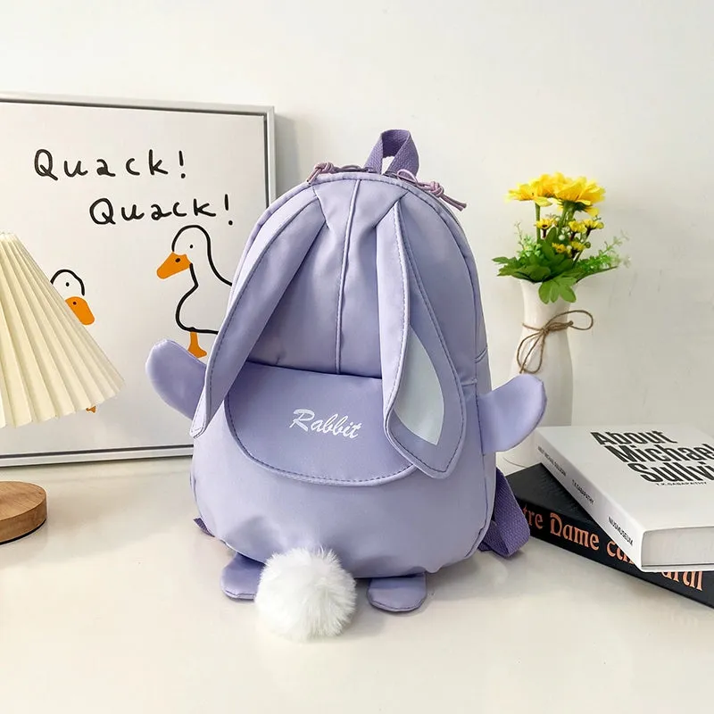 Cute Cartoon Bunny Ears Backpack for Kids - Back to School Collection