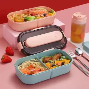 Cutlery Lunch Box Set Lunch Box Can Be Microwave Heated