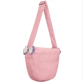 Daisy Bow Puppy Pink Cuddle Carrier