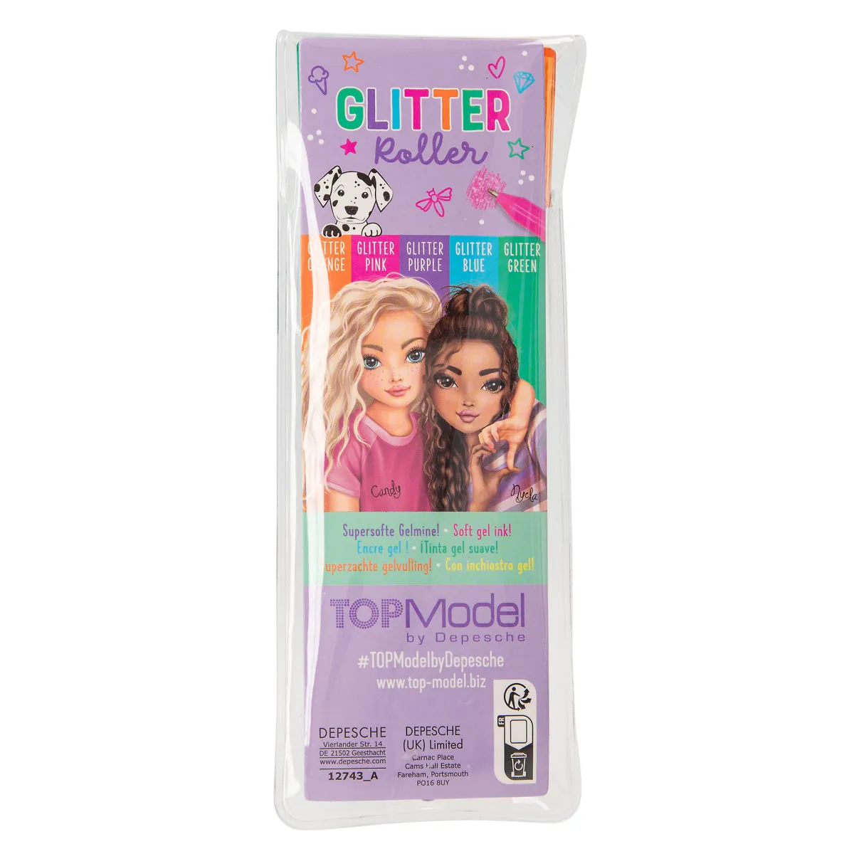 Depesche Topmodel Glitter Gel Roller