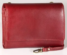 Derek Alexander Leather Ladies' Handbag with organizer/wallet