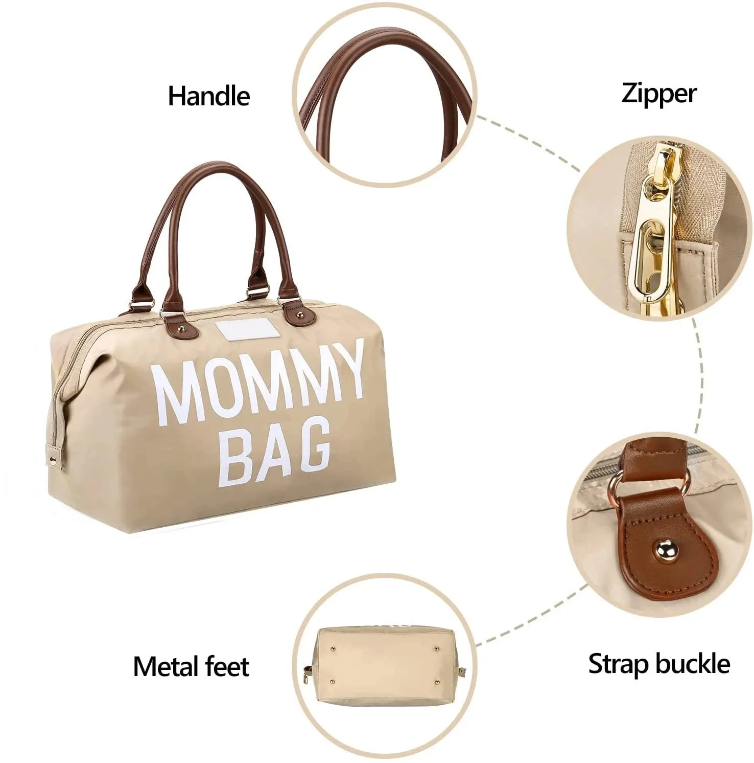 Diaper Bag "Mommy Bag" with Accessories Multivariant - Spacious, Durable, and Stylish