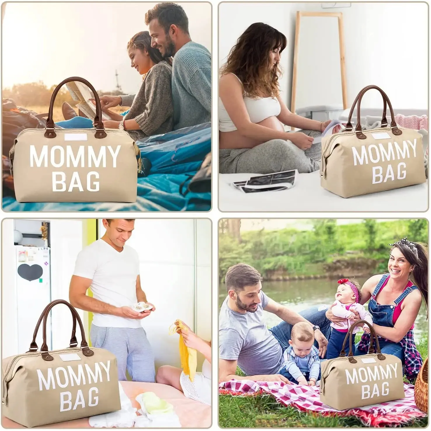 Diaper Bag "Mommy Bag" with Accessories Multivariant - Spacious, Durable, and Stylish