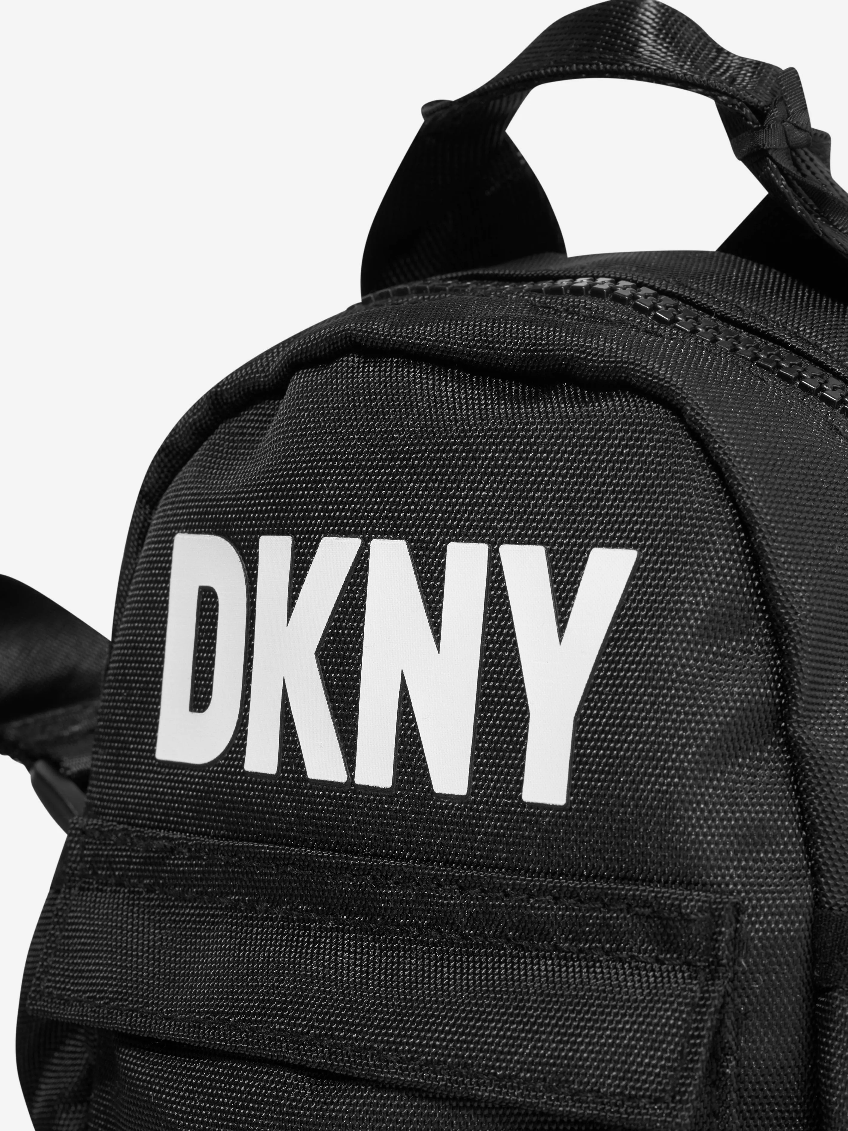 DKNY Girls Logo Backpack in Black